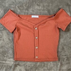 BETTER BE RUST CROP TOP